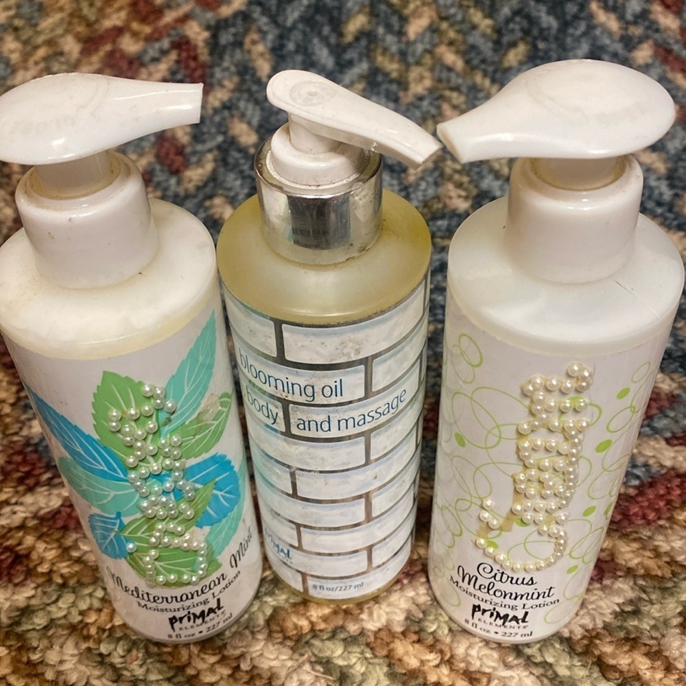 ❤️❤️❤️ HOST PICK!! Primal Elements Body Lotion Variety Mint Moisturizing Citrus